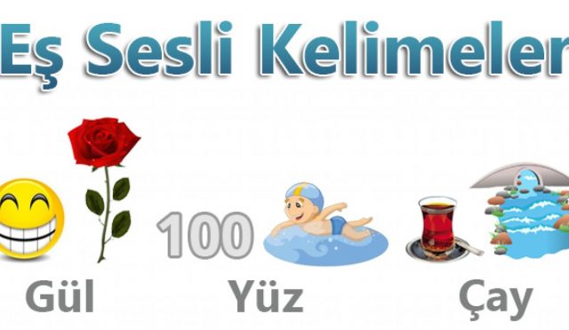 Sesteş Kelime Örnekleri ve Anlamları